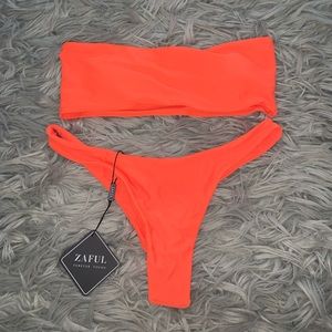 Fluorescent Orange Bikini